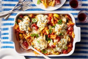 Baked Ziti With Summer Vegetables