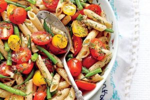 Penne with Green Beans and Tomatoes