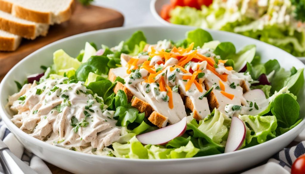 Creamy and tangy dressing for chicken salad