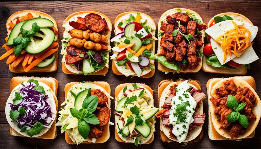 international sandwich recipes