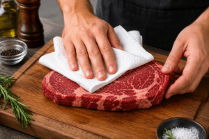 Dry Your Protein Before Cooking