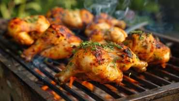 Authentic peruvian grilled chicken